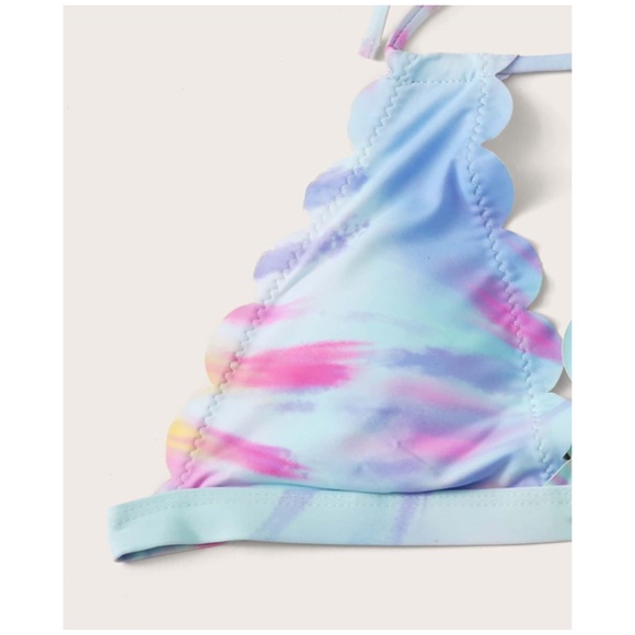CLEARANCE Sherbet Dreams Scalloped Tie Dye 2Pc Bikini - Picture 5 of 6